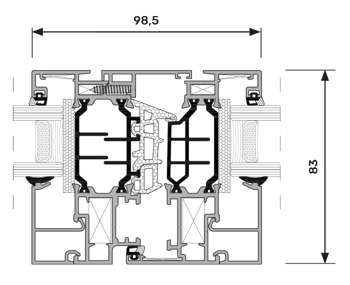 Sezione nodo centrale LINEA 75 | CE